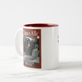 Tasse rouge de bière anglaise de rachat (Devant gauche)