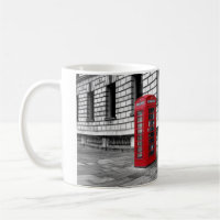 Tasse rouge de boîte de téléphone de Londres