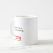 Tasse rouge de boîte - Jeremy Corbyn s'accroche (Devant gauche)
