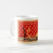 Tasse rouge de Bouddha des Laotiens (Devant gauche)