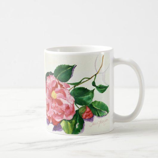 Tasse rouge de camélia (Droite)