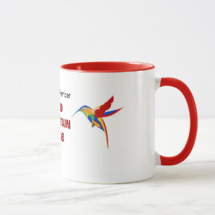 Tasse rouge de club de fontaine
