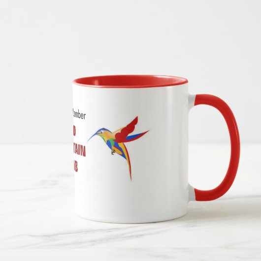 Tasse rouge de club de fontaine (Droite)