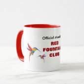 Tasse rouge de club de fontaine (Devant gauche)