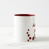 Tasse rouge de coccinelle (Centre)