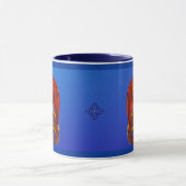 Tasse rouge de dragon de fortune (Centre)