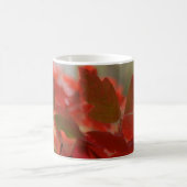 Tasse rouge de feuille d'automne (Centre)