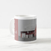 Tasse rouge de grange (Devant gauche)