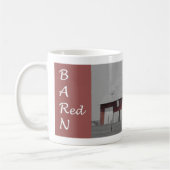 Tasse rouge de grange (Gauche)