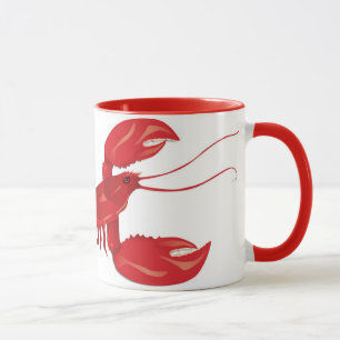 Tasse rouge de homard