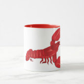 Tasse rouge de homard (Centre)