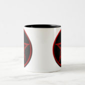 Tasse rouge de pentagone étoilé (Centre)
