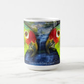 Tasse rouge de perroquet de Lored Amazone (Centre)