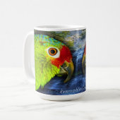 Tasse rouge de perroquet de Lored Amazone (Devant gauche)