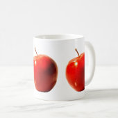 Tasse rouge de pommes (Devant droit)