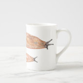 Tasse "rouge" de porcelaine tendre d'aquarelle de (Droite)