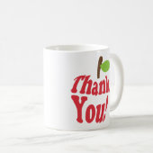 Tasse rouge de professeurs de typographie d'Apple (Devant droit)