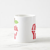 Tasse rouge de professeurs de typographie d'Apple (Centre)