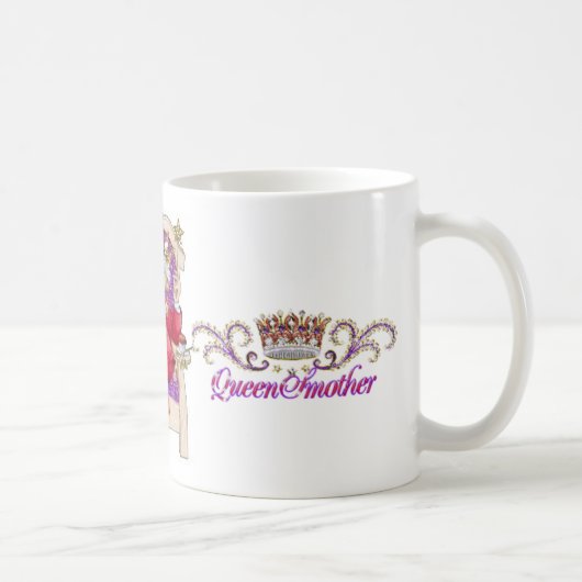 tasse rouge de reine de casquette - customisée - (Droite)