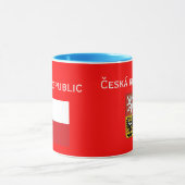 Tasse ROUGE de RÉPUBLIQUE TCHÈQUE (Centre)