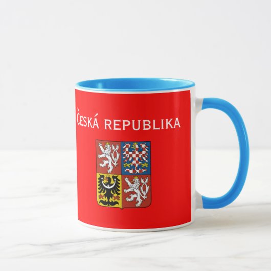 Tasse ROUGE de RÉPUBLIQUE TCHÈQUE (Droite)