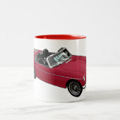 tasse rouge de roadster (Centre)