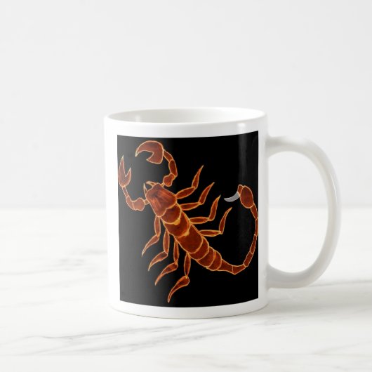 Tasse rouge de scorpion (Droite)