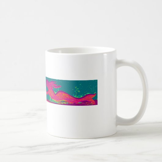 tasse rouge de sirène (Droite)