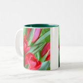 Tasse rouge de tulipes (Devant gauche)