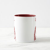 Tasse rouge de type (Centre)