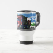 TASSE ROUGE DE VOYAGE DE CAMION DE GRANDE (Devant droit)