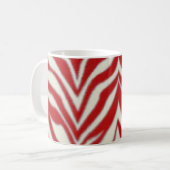 Tasse rouge de zèbre (Devant gauche)