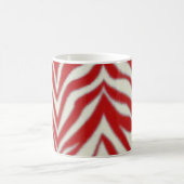 Tasse rouge de zèbre (Centre)