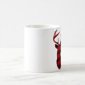 Tasse rouge des cerfs communs | de plaid (Centre)