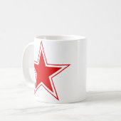Tasse rouge d'étoile d'aviation soviétique (Devant gauche)