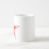 Tasse rouge d'étoile d'aviation soviétique (Centre)
