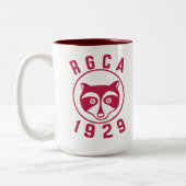 Tasse rouge du logo 15oz de RGCA (Gauche)