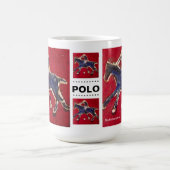 Tasse rouge et bleue de polo (Centre)