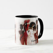 Tasse rouge et crème fabuleuse de sororité (Devant droit)