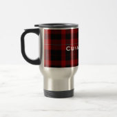 Tasse rouge et noire élégante de plaid de (Gauche)