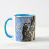tasse Rouge-gonflée de pivert (Gauche)