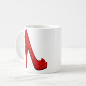 Tasse rouge rouge de talons de Dorothy (Devant gauche)