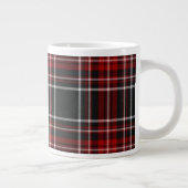 Tasse rouge simple de spécialité de tartan de (Droite)