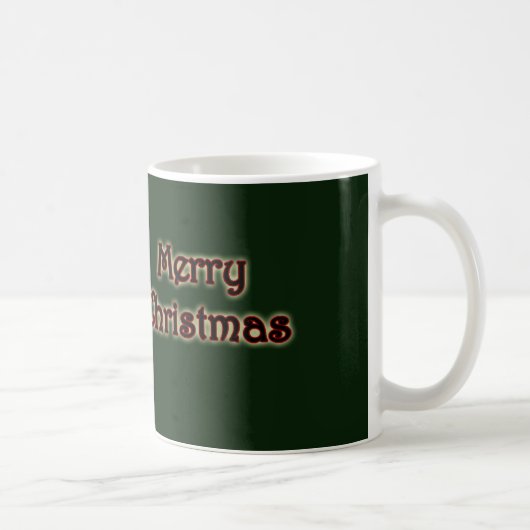 Tasse rougeoyante de Joyeux Noël (Droite)