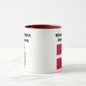 Tasse royale de Denmark*/tasse de Kongeriget (Centre)