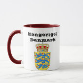 Tasse royale de Denmark*/tasse de Kongeriget (Gauche)