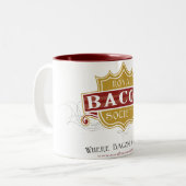 Tasse royale de logo de société de lard (Devant gauche)
