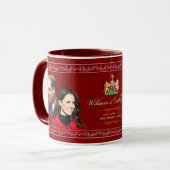 Tasse royale de mariage de William et de Kate (Devant gauche)
