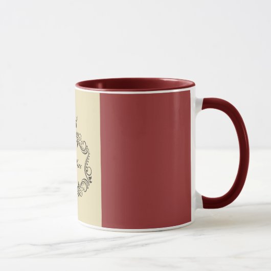 Tasse royale de nom de famille (Droite)