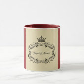 Tasse royale de nom de famille (Centre)